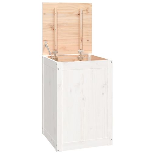 Baúl Para La Colada Madera Maciza De Pino Blanco 44x44x66 Cm Vidaxl con  Ofertas en Carrefour