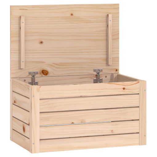 Cajas De Almacenaje Con Tapa 3 Piezas Madera Maciza Pino Vidaxl con Ofertas  en Carrefour