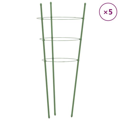 Soporte Con Ruedas Para Plantas 6 Unidades Plástico Verde 38 Cm Vidaxl con  Ofertas en Carrefour