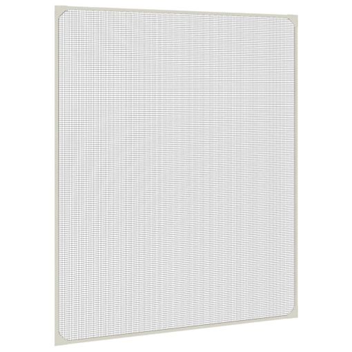 vidaXL Mosquitera magnética para ventanas blanco 100x120 cm