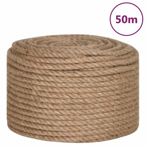 Cuerda De Yute 50 M De Longitud Y 12 Mm De Grosor Vidaxl con Ofertas en  Carrefour