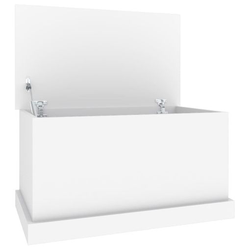 Baúl De Almacenaje Madera Contrachapada Blanco 70x40x38 Cm Vidaxl con  Ofertas en Carrefour