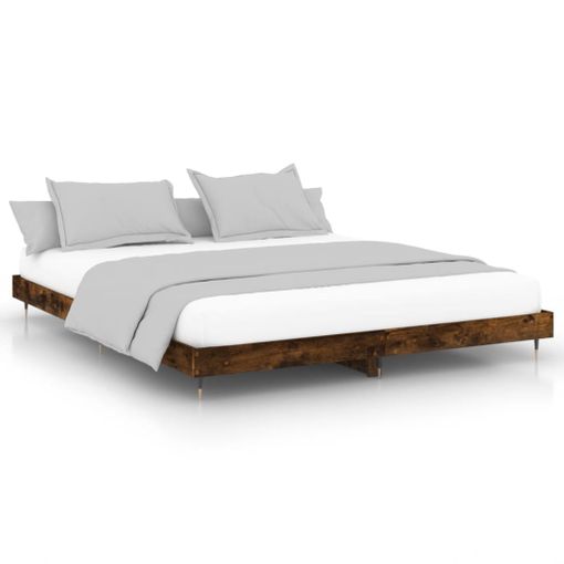 Estructura De Cama De Madera Maciza De Acacia 160x200 Cm con Ofertas en  Carrefour