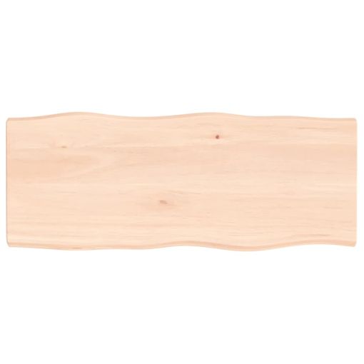 Tablero De Mesa Madera Maciza Borde Natural 200x40x(2-4) Cm Vidaxl con  Ofertas en Carrefour