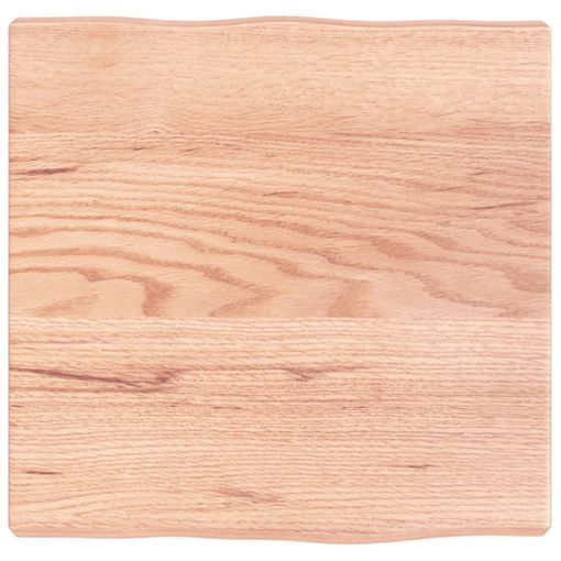 vidaXL Tablero de mesa madera maciza borde natural 120x50x(2-4) cm