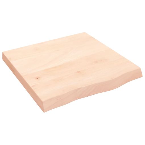 vidaXL Tablero de mesa madera maciza roble sin tratar 100x50x(2-6) cm