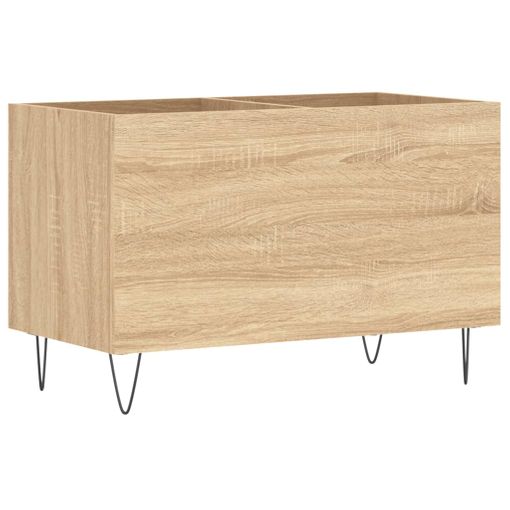 vidaXL Mueble zapatero madera contrachapada roble ahumado 60x35x92 cm