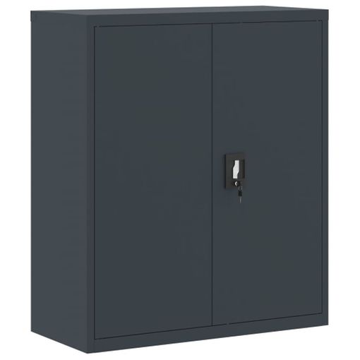 Armario Archivador Industrial Metal Gris Antracita 75x40x115 Cm con Ofertas  en Carrefour