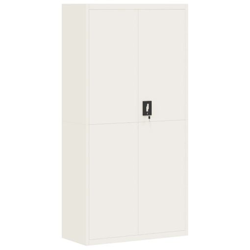 Armario Archivador Industrial De Acero Blanco 75x40x80 Cm con Ofertas en  Carrefour