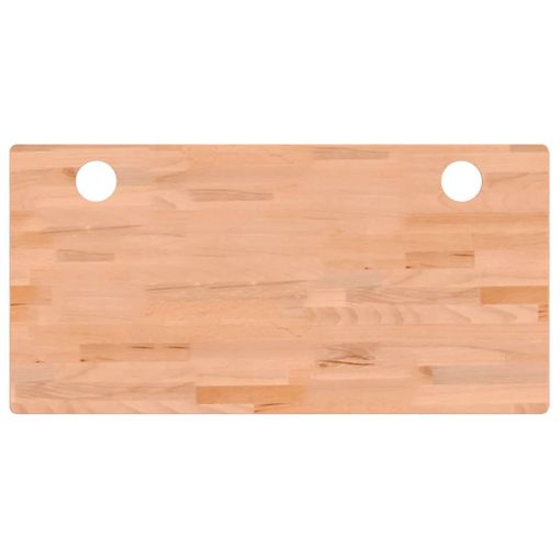 Tablero de escritorio madera maciza de haya 110x55x2.5 cm