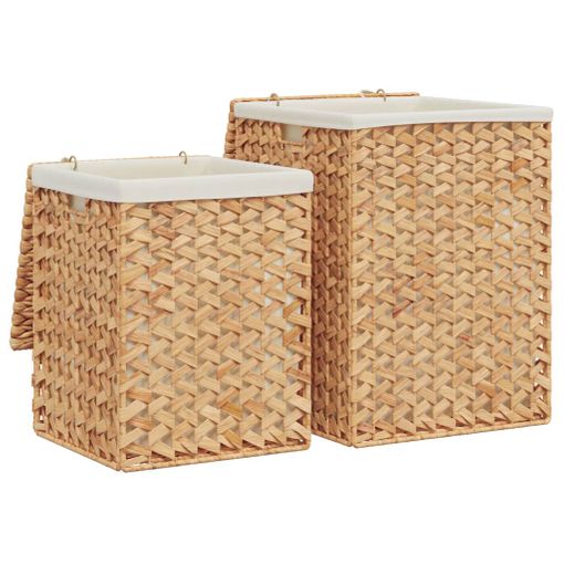 Cesta Para La Colada 25 X 53 X 36 Cm - Cesto Ropa Sucia – Cesta Rectangular  Con Asas Diseño Mimbre Rosa con Ofertas en Carrefour