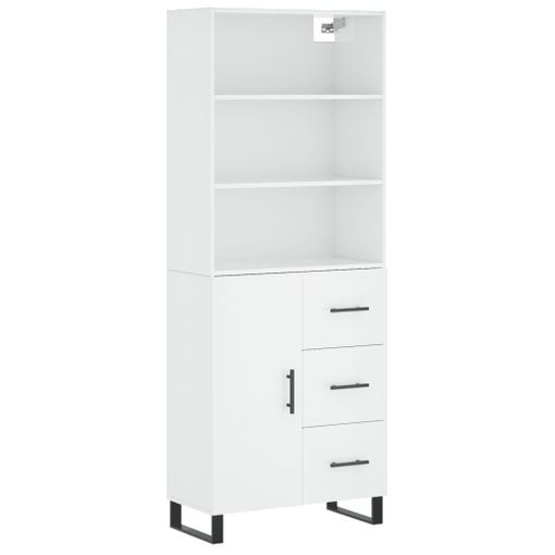 Aparador De Salon Con Led, Aparador De Cocina, Mueble De Salon, Recibidor, 135x73x34cm, Modelo Sefora, Blanco Mate con Ofertas en  Carrefour