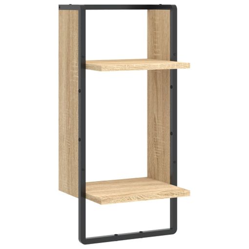 Estante De Pared Madera Maciza Roble Sin Tratar 180x30x(2-6) Cm Vidaxl con  Ofertas en Carrefour