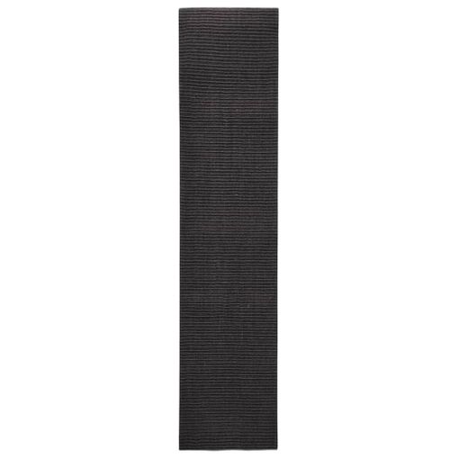 Alfombra De Sisal Para Rascador Negro 66x300 Cm Vidaxl