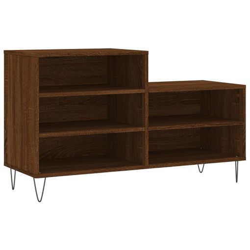 Mueble Zapatero Madera Contrachapada Roble Marrón 60x35x105 Cm Vidaxl con  Ofertas en Carrefour