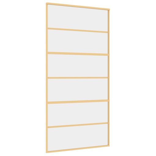 Puerta Corredera Esg Vidrio Y Aluminio Blanca 102,5x205 Cm Vidaxl con  Ofertas en Carrefour