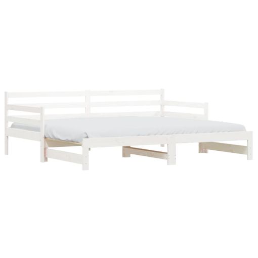 Cama infantil 90x200cm nido-2 cajones WHITE Flexa blanco