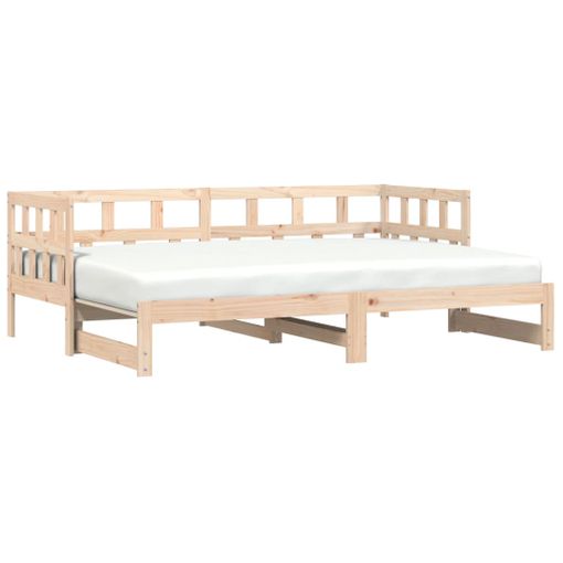 VidaXL Sofá cama nido madera maciza de pino 90x190 cm