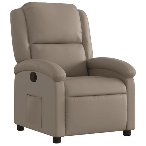 Sillón Reclinable De Cuero Sintético Color Capuchino Vidaxl con Ofertas en  Carrefour