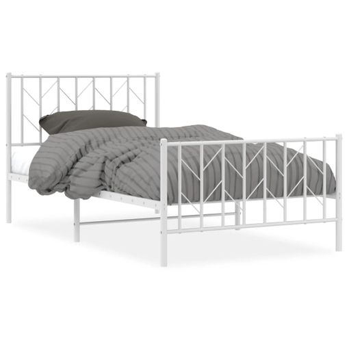 Cama Estructura Blanca 2 Cajones Dormitorio Juvenil Infantil Michigan  Estilo Moderno 135 O 140 Cm con Ofertas en Carrefour