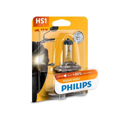 12636bw - 1 Lámpara Philips Hs1 Vision Moto 12v35/35 Px43t Bw. con