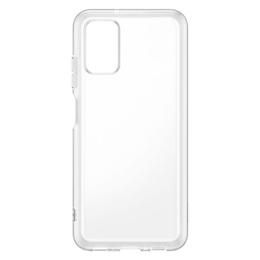 Funda Samsung Galaxy A03s Silicona Original Soft Clear Cover Negro