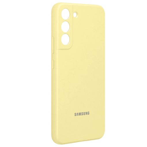 Samsung Silicone Cover Funda de Silicona Negra para Galaxy S22 Plus