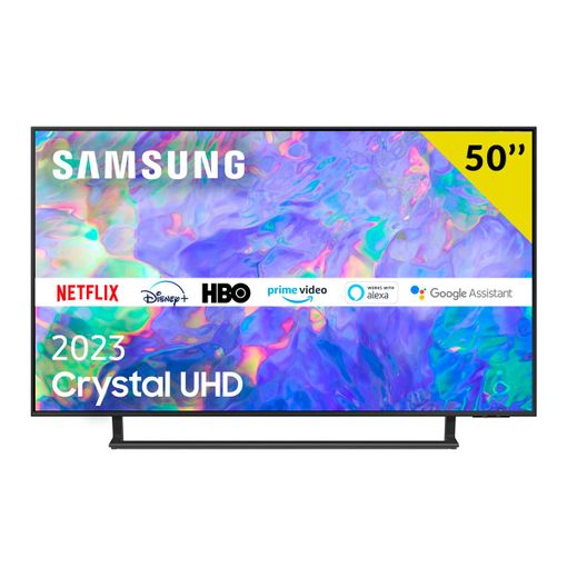 Televisor Smart Tv Samsung Cu8500 Crystal Uhd 50'' 4k Uhd Led Tizen Wifi  Bluetooth 5.2 G Negro con Ofertas en Carrefour