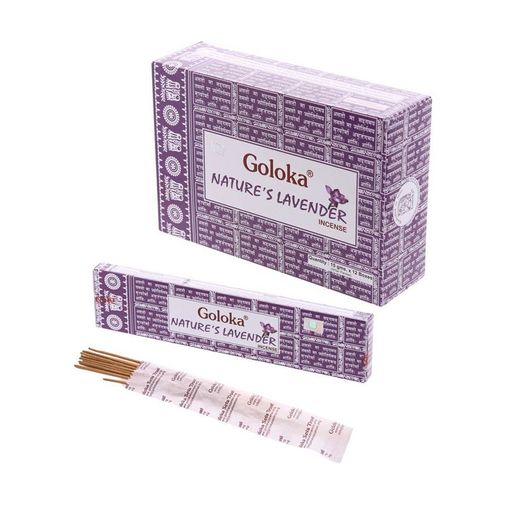 Incienso Goloka Nature's Lavanda 12x15g Nag Champa con Ofertas en Carrefour