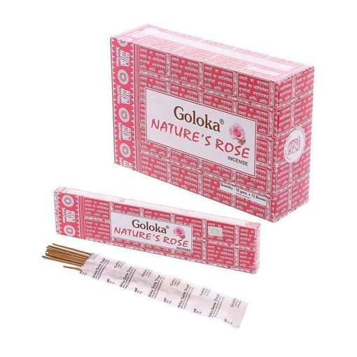 Incienso Goloka Nature's Rose 12x15g Nag Champa con Ofertas en Carrefour