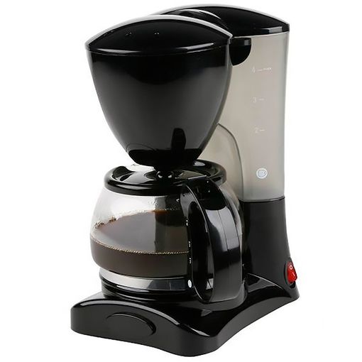 Cafetera De Goteo Eléctrica 0,6L, 650W - De 4/6 Tazas, Con Filtro Permanente