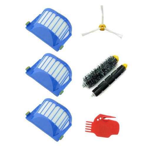 Pack Para Roomba Serie 600: 3 Filtros, 1 Pack De Cepillos Centrales, 1  Cepillo Lateral Y 1 Herramienta De Limpieza Lisa con Ofertas en Carrefour