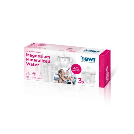 BWT - Jarra Aqualizar Violeta filtradora de agua manual 2,7L + 12 Filtros  con magnesio - Reduce cloro, cal e impurezas