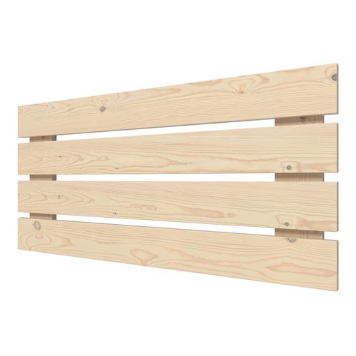 LA WEB DEL COLCHON - Cabecero de Madera Nórdico para Cama de 105 (115 x 90  cms.) Crudo sin Pintar | Cabezal Cama | Cabeceros Madera | Dormitorio