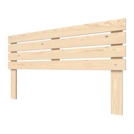 LA WEB DEL COLCHON - Cabecero de Madera Nórdico para Cama de 105 (115 x 90  cms.) Crudo sin Pintar | Cabezal Cama | Cabeceros Madera | Dormitorio