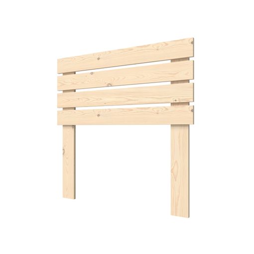 LA WEB DEL COLCHON - Cabecero de Madera Nórdico para Cama de 180 (190 x 44  cms.) Crudo sin Pintar | Cabezal Cama | Cabeceros Madera | Dormitorio