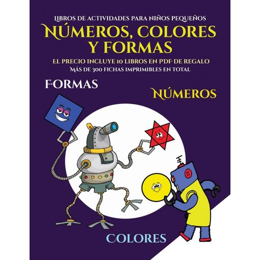 Libros De Actividades Para Niños Pequeños (libros Para Niños De 2 Años -  Libro Para Colorear Números, Colores Y Formas) con Ofertas en Carrefour