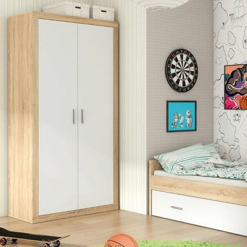 Oferta Armario Cambrian/Blanco 2Puertas · Dormitorio Armarios