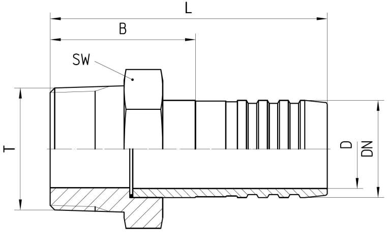 AGR conical straight