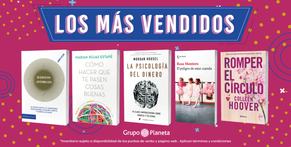 Libros, Más Vendidos, Nacional — Grupo Libros