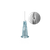 Agulha de Lebel Ultrafina (Bisel Trifacetado)