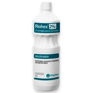 Antisséptico Clorexidina Riohex 2% Solução Aquosa 1L