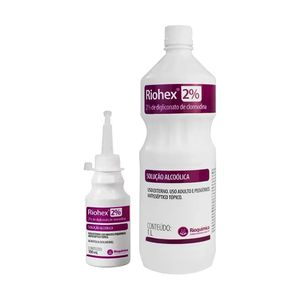 Antisséptico Riohex 2% Clorexidina Alcoólico 100ml