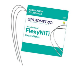 Arco Flexy NiTi Superelástico Retangular - 50 unidades