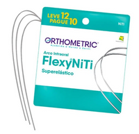 Arco Flexy NiTi Superelástico Retangular (Leve 12 Pague 10)