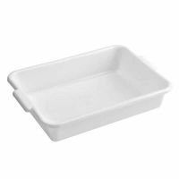 Bandeja Plástica Branca 4L - 34x23x7 cm