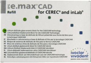 Bloco para CAD/CAM IPS E.max Cerec Inlab MT C14