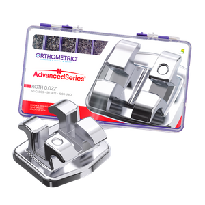 Kit Bráquete Metálico Advanced Series Roth 0,022 - 50 Casos