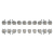 Bráquete Metálico Autoligado U-Clip Roth 0.022'' - 5 unidades