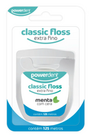 Fio Dental ClassicFloss - Extra Fino Menta com Cera -  125 metros